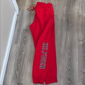 Tommy Hilfiger Red Joggers
